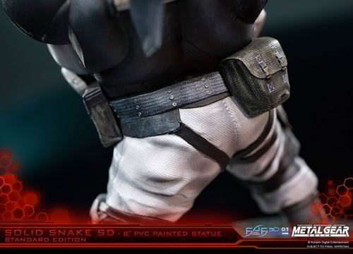 F4F Solid Snake SD 8 inch PVC Statue STANDARD EDIT...