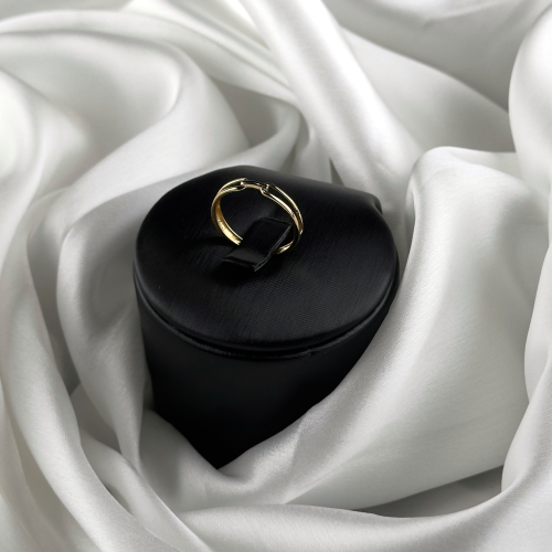 خاتم ذهب بتصميم عصري عيار18