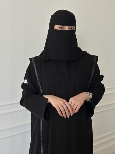 عباية سيلين رمادي