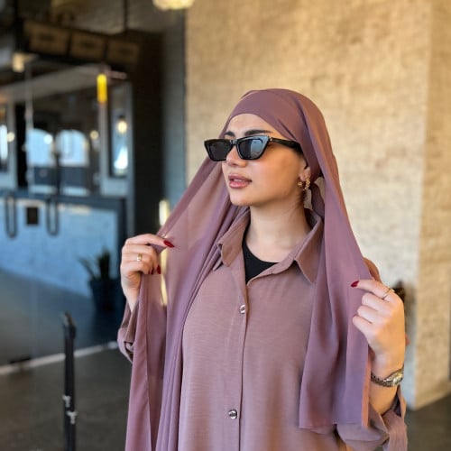 طرحة ربط ثابته لحمي