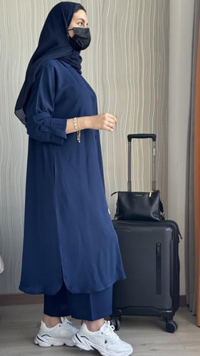 عباية السفر كحلي