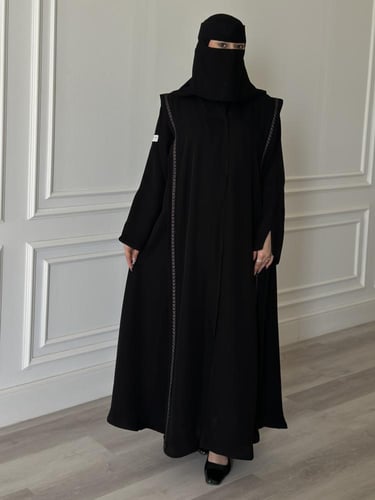 عباية سيلين رمادي