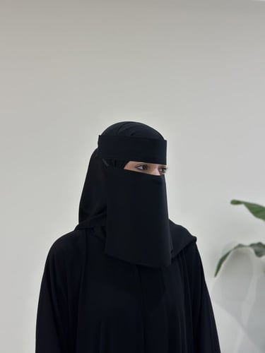 نقاب (وسط) مطاط مائل