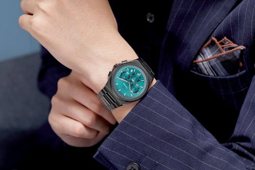 ساعة رجالية قليمير ستيل بلون جان