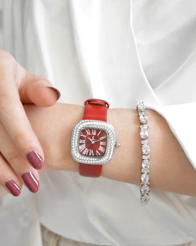 ساعة ماركة قليمير جلد GAL038F