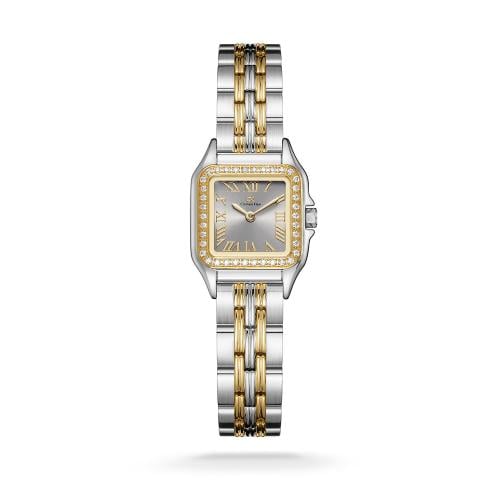 ساعة نسائية كارمن كلاين ستيل بلون فضي وذهبي