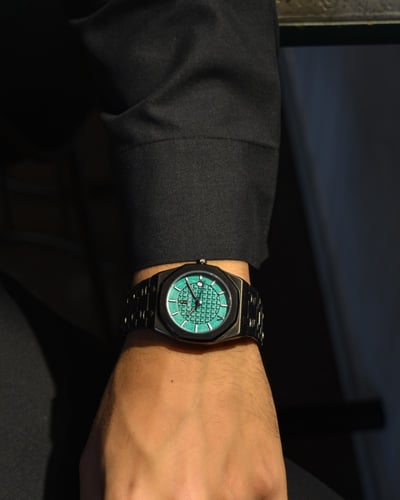 ساعة راكان من ستانلس ستيل بلون جان GAS050M