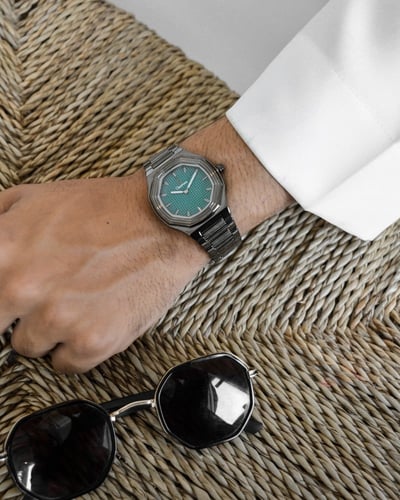 ساعة ريان من ستانلس ستيل بلون جان GAS045M