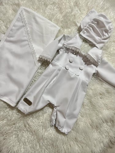 افرول+ قبعة فرنسية +لفة مواليد