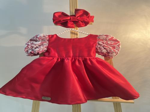 فستان مولوده + قبعة فرنسية