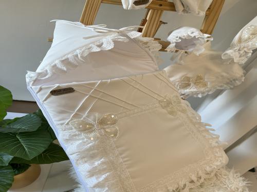 مدس الفراشات المحايد + افرول مولود + قبعة فرنسية +...