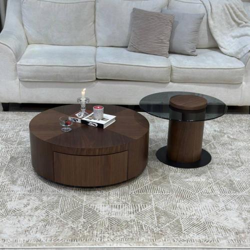 طقم طاولتين ضيافة بلمسة طبيعية راقية