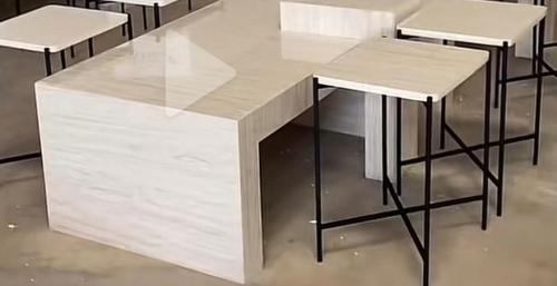 طقم طاولات 5قطع بديل رخام