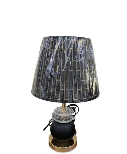 ابجورة اسود مع ذهبي اضاءة لد