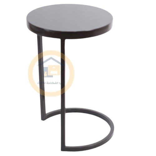 طقم طاولة ضيافة مع 4 طاولات خدمة لون اسود