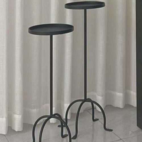 طاولتين مزدوجة لون اسود