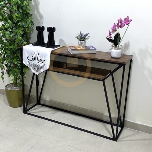 مدخل دورين خشب عصري