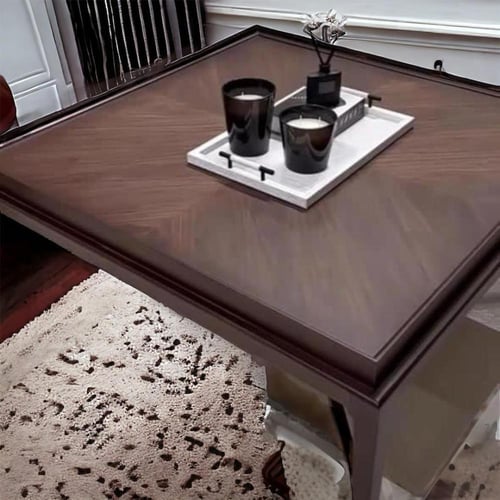 طاولة من الخشب قشرة الجوز تصميم فريد وجذاب