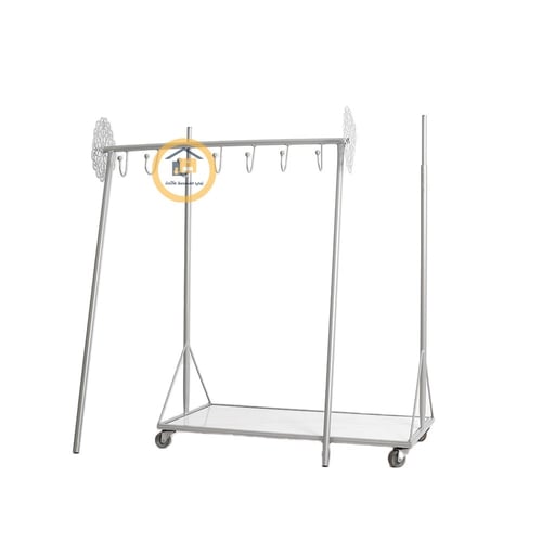 علاق ملابس القاعدة حديد وسطح سيراميك