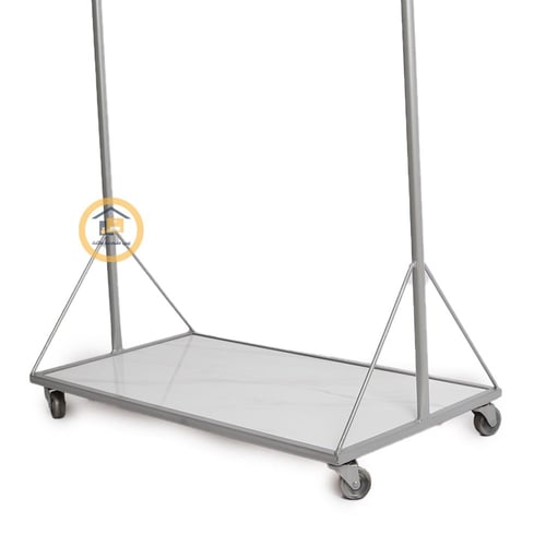 علاق ملابس القاعدة حديد وسطح سيراميك