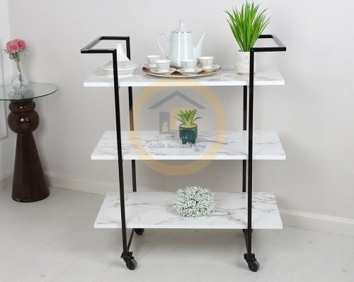 عربية تقديم لون أسود 3 دور واحد