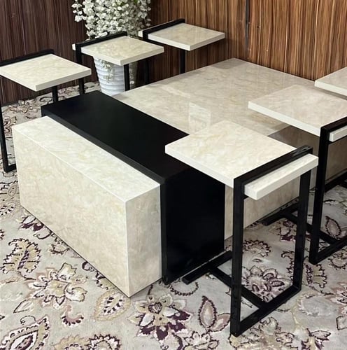 طقم طاولات ضيافة 7قطع