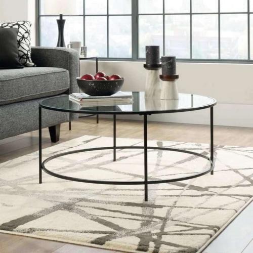 طاولة وسط معاصرة بلون الاسود