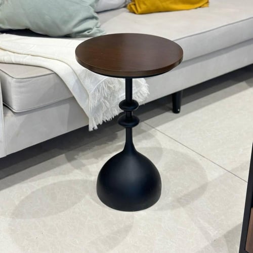 طقم طاولات ضيافة جوز 5 قطع