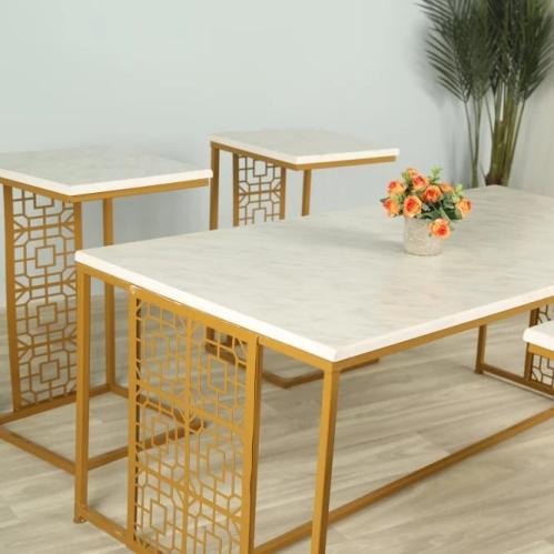 طقم طاولات 5 قطع ليزر