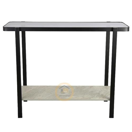طاولة مدخل تصميم حديث دورين بديل رخام وزجاج شفاف ق...
