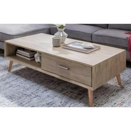 طاولة قهوة ام دي اف بيج - 100×40×45 سم