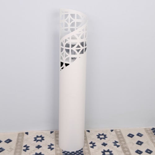 مبخرة حديد شكل عصري لون أبيض