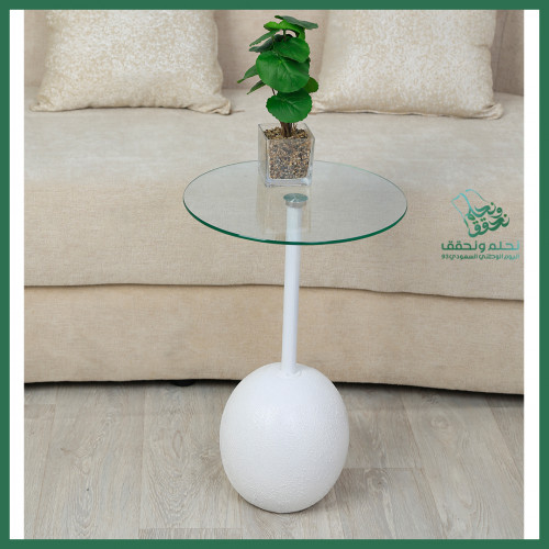 طاوله خدمه كوره بسطح زجاج