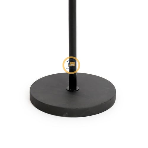 طاولة خدمة بتصميم عصري قاعدة رخام وسطح معدن