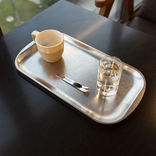 صينية تقديم ستانليس ستيل حجم وسط