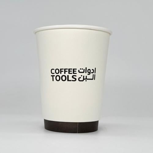 اكواب ادوات البن 12oz ابيض