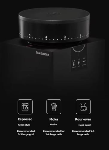 مطحنة تايمور Bricks اسود