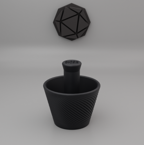 3D مكبس فلاتر اكس بلوم اسود