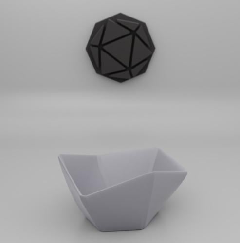 3D كوب وزن القهوة سداسي رصاصي