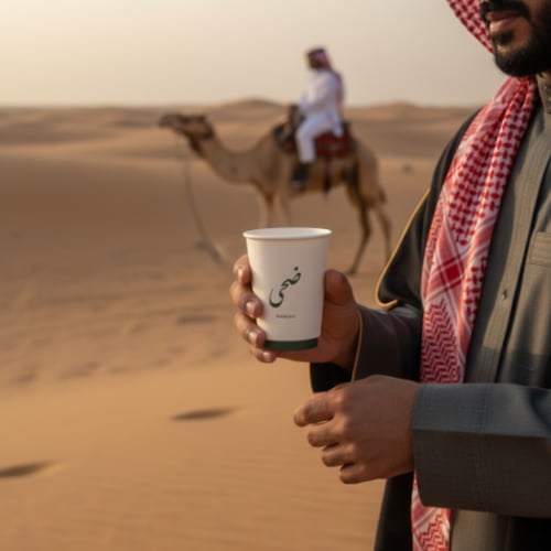 اكواب ورقية 12oz ضحى 25 كوب