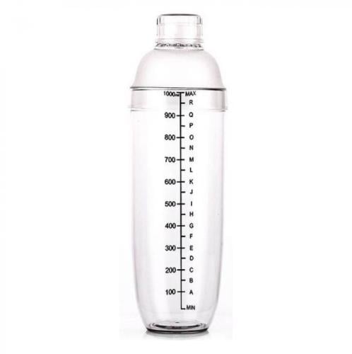 شيكر بلاستيك شفاف 1000مل