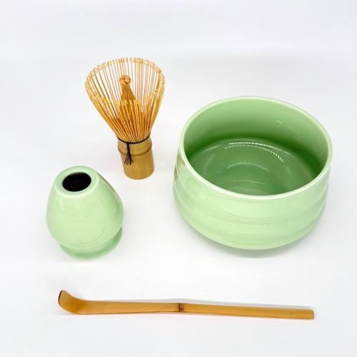 طقم ادوات الماتشا اخضر