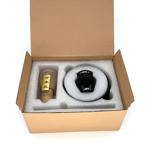 طقم ادوات الماتشا اسود