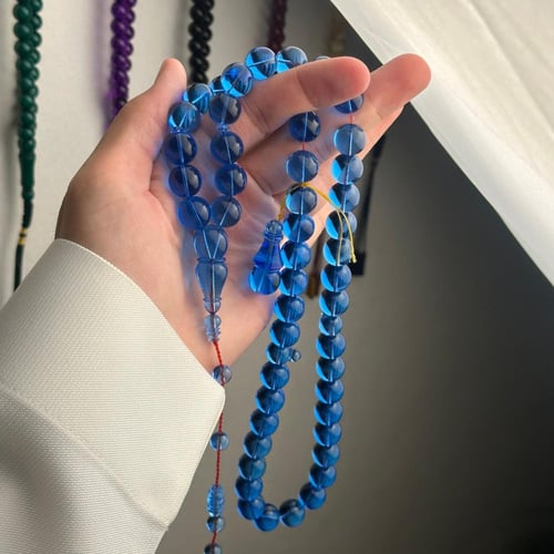 مسباح كاست شفاف ازرق (نوادر)