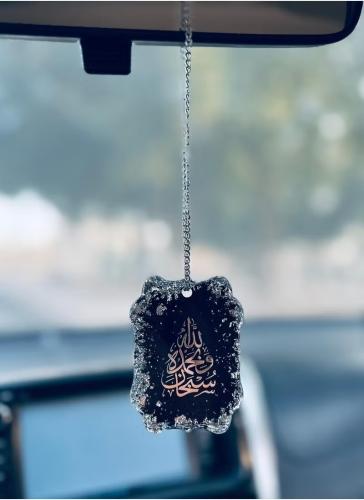 تعليقة سيارة، زينة لمرآة الرؤية الخلفية، قلادة معل...