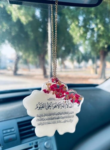 تعليقة سيارة انيقة وجهين بتصميم انيق من الريزن الف...