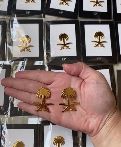 بروش سيفين ونخلة