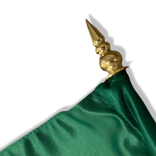 العلم السعودي المطرز