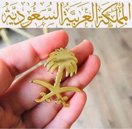 بروش سيفين ونخلة