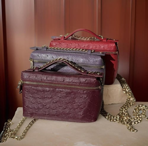 Crossbody Ostrich Bag